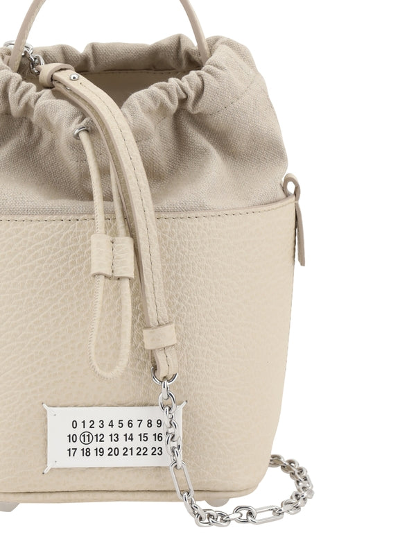 5ac Chain Leather Bucket Bag