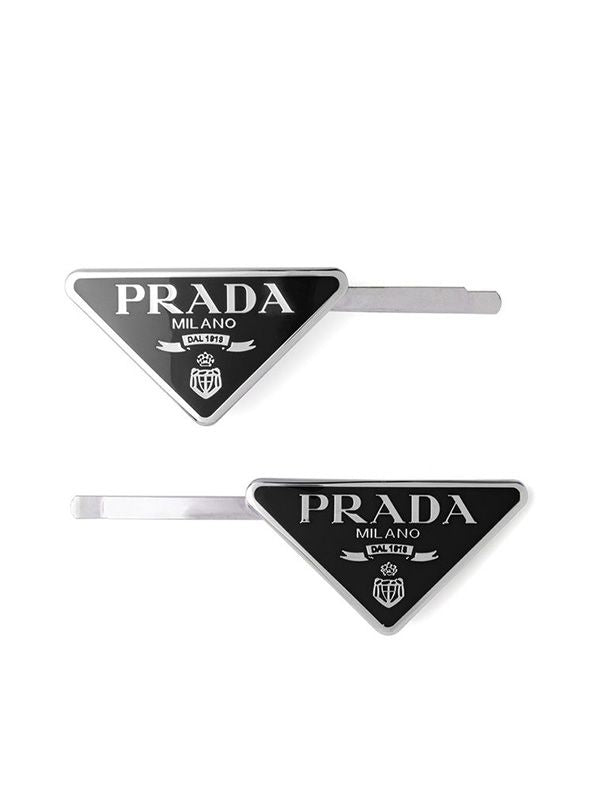 Triangle Logo Hair Pin