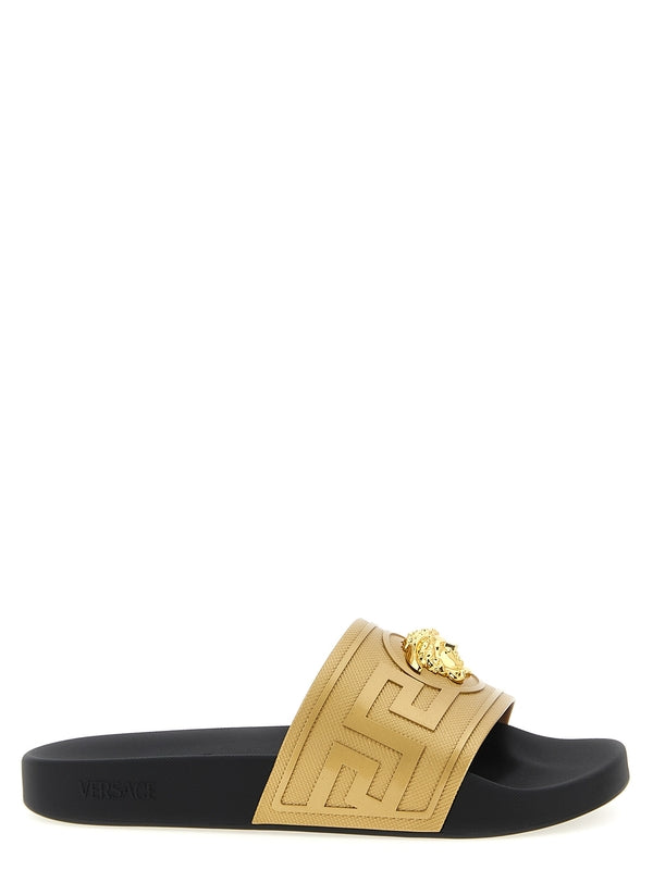 Versace Gold Slides