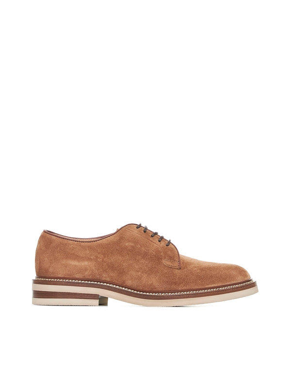 Suede Lace-Up Shoes