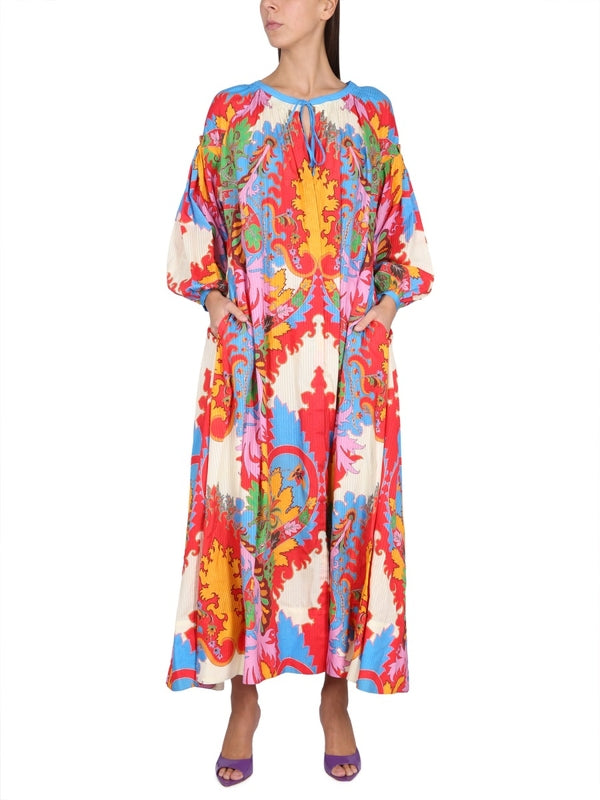 Allover Printed Long Dress