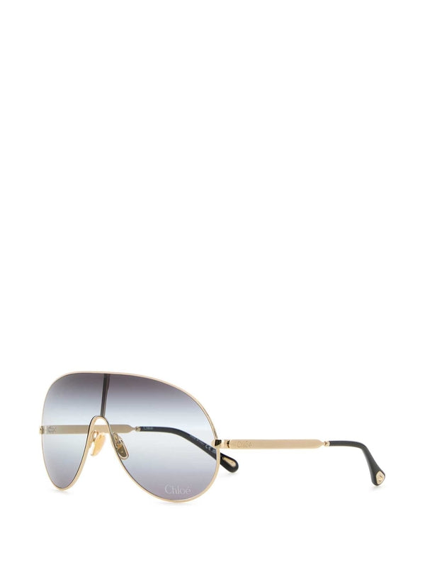 ALY Mask Frame Logo Temple Sunglasses