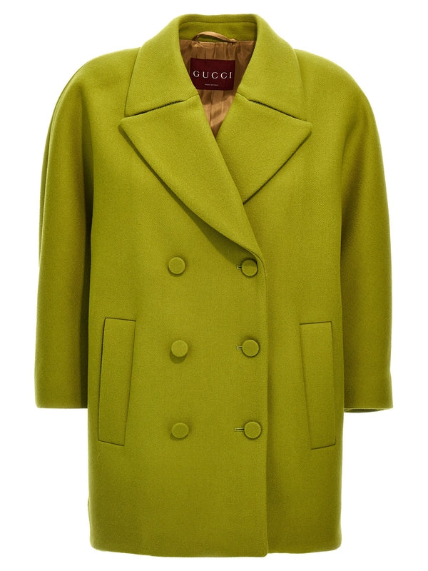 Single
  Breasted Wool Coat