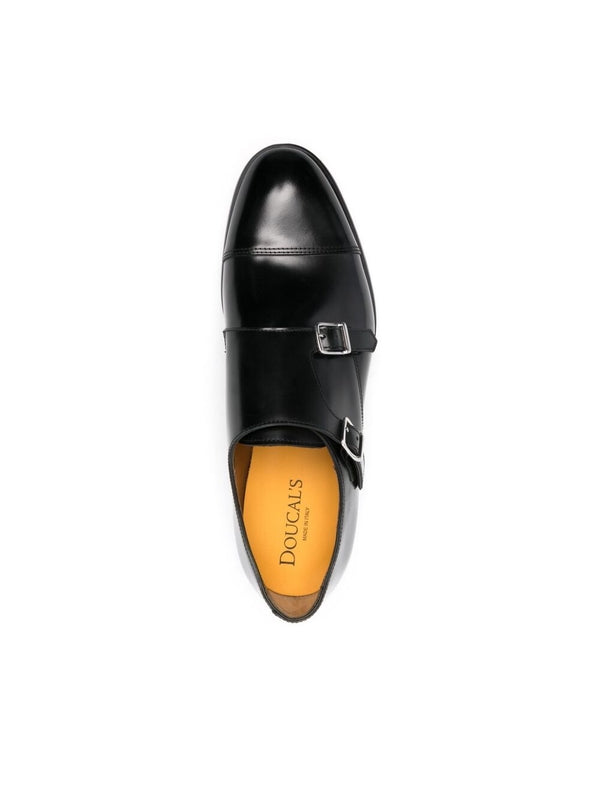 Leather Monk-Strap Shoes