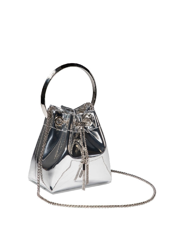 Bon Bon Metallic Mini Bucket
  Bag