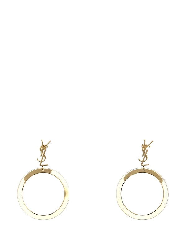 Cassandra
  Pendant Hoop Earrings