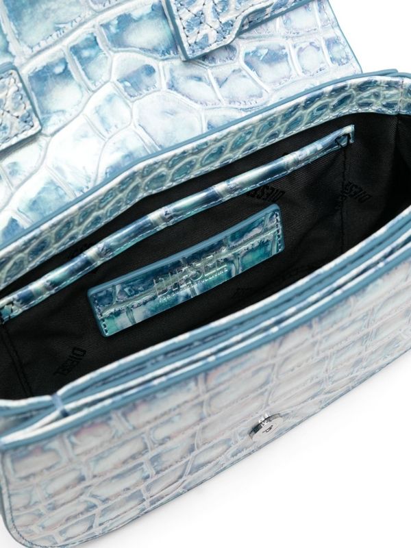 1dr Croco
  Effect Leather Shoulder Bag