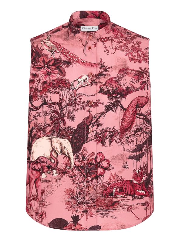 Animal Graphic Sleeveless Shirt