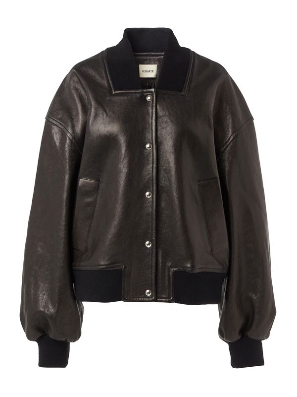 Spence Leather Bomber Jacket