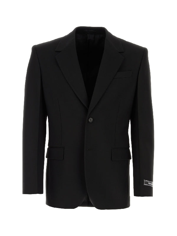 Black Wool Tailored Jacket