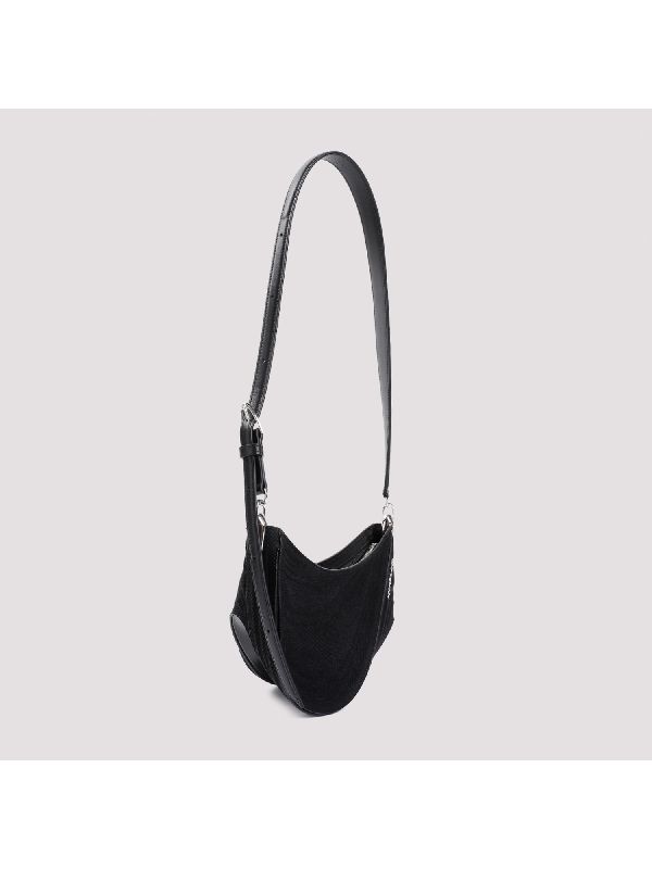 Spiral Curve Cotton Shoulder Bag