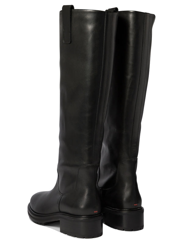 Aidy Black Mid-Calf Boots