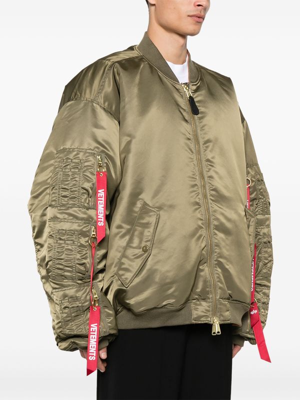 Reversible
  Cargo Pocket Bomber Jacket