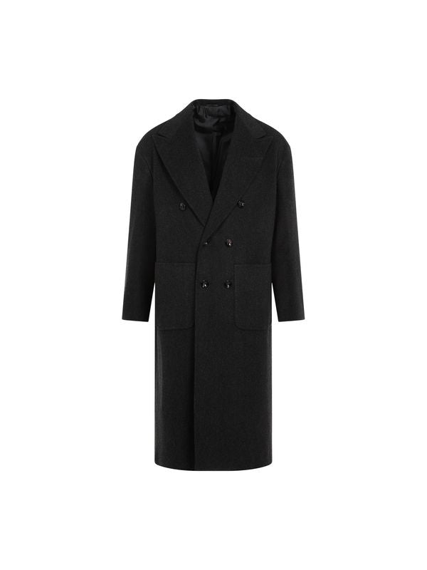 Wool Double Breasted Coat