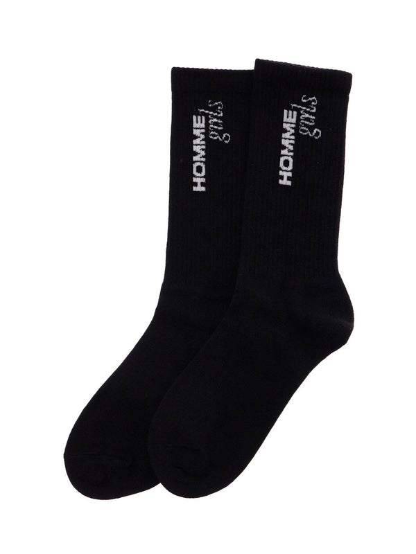 Logo Ribbed Cotton Socks 3-Pack