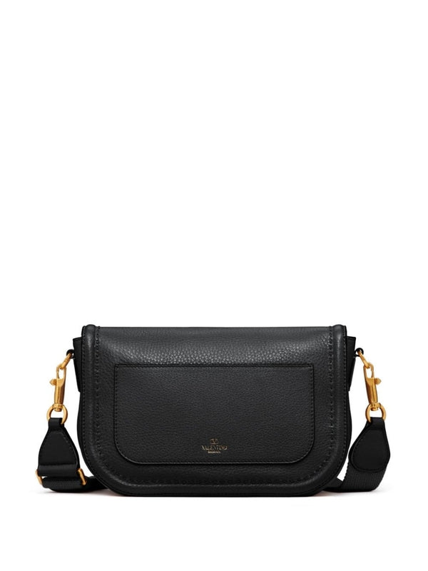 Alltime Logo Leather Shoulder Bag