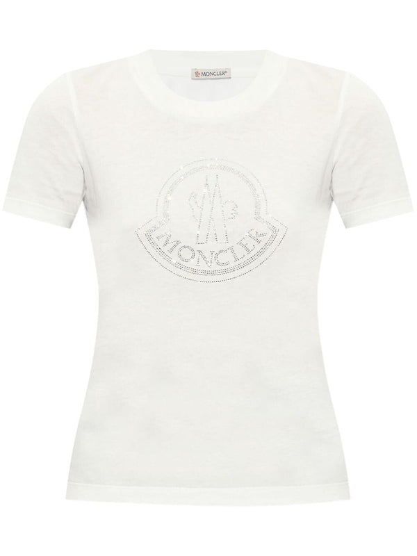 Rhinestone Logo Short Sleeve T-shirt